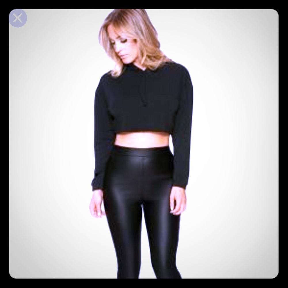 Leather leggings